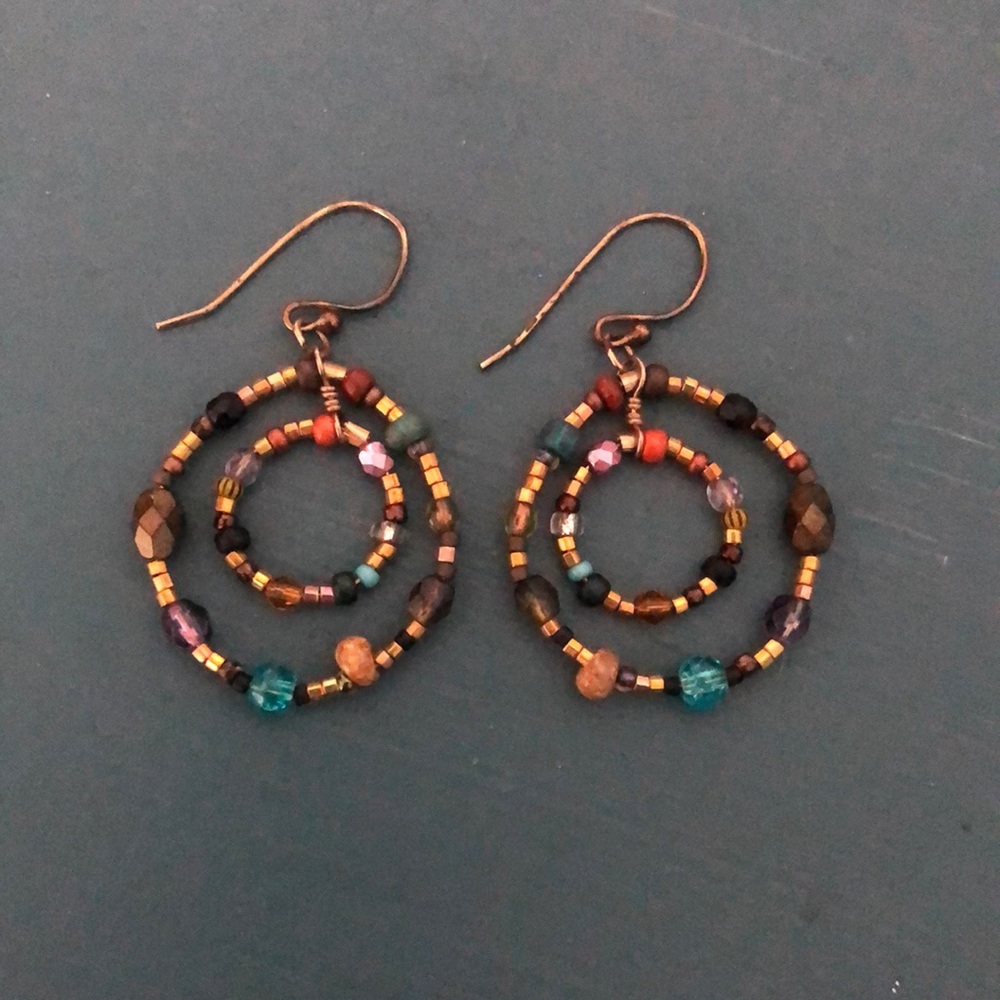 Holly Yashi beaded hoops